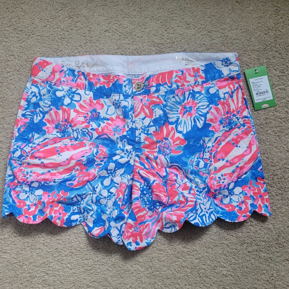 NWT Lilly Pop Pop Glow shorts size 10